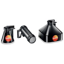 Image of Testo 0563 2417 417 Kit 2 Vane Anemometer + Measuring Funnels/Flow Straightener