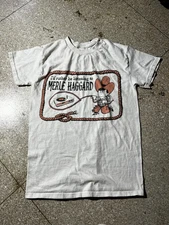 Rare Merle Haggard Country Graphic T-shirt S to 5XL ZL593