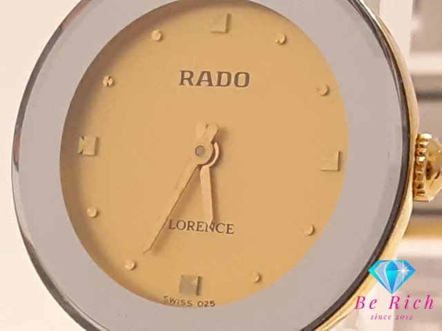 RADO Florence Women's Watch Gold Silver SS GP Bracelet Analog Quartz image 4