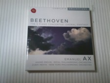 Beethoven 5 Piano Concertos, Choral Fantasy, Ax, Previn, Mehta 3 x CD BOOKLET