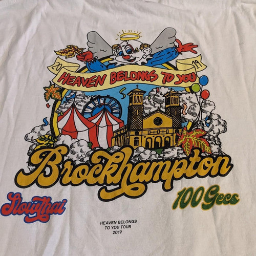 Retro Brockhampton Band Singer Gift For Fan Music White T- Shirt S- 5XL AG577