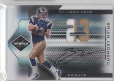 2007 Leaf Limited Phenoms Spotlight Silver 28/49 Brian Leonard #307 Auto 0t1