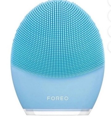 FOREO LUNA 3 Silicone Facial Massager Waterproof Blue Combination Skin