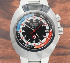 Rado DiaStar Original Diver 300m 658.0639.3 Automatic Black Dial Mens Watch