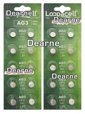 20 Pk AG3 LR41 392 392A SR736 LR736 Alkaline Button Cell Battery