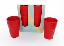 Mojito Design 6 bicchieri Cocktail 35 Cl. PP riutilizzabili rossià DKls