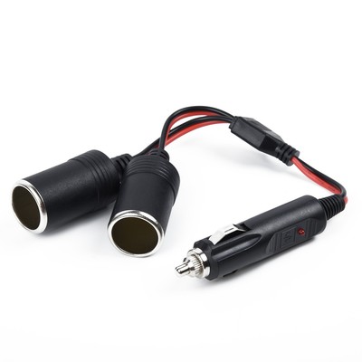 Double Power Dual Auto Zigarettenanz??nder Stecker Adapter Ladeger?t Splitter