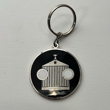 Vintage Rolls Royce RROC Authentic Key Chain Grill Logo Large Round