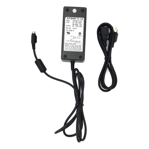 Epson Original Netzteil 24V 2A PS-150 AD50W1P-223 Für POS-Drucker Schwarz