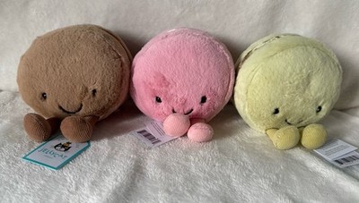 NWT Jellycat Max, Mona, Mia Macaron Lot of 3