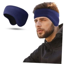  Double-Layer Fleece Pro, Ear Warmers Muffs Cold Weather Winter Headband Blue