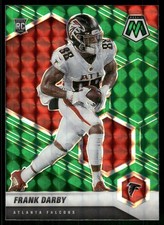 2021 Panini Mosaic #389 Frank Darby Prizm Green Atlanta Falcons Rookie