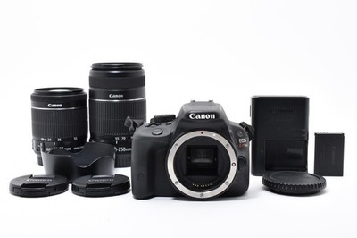 [Near Mint] CANON EOS Kiss X7 / 100D / Rebel SL1 mit EF-S 18-55, 55-200 2Lens...