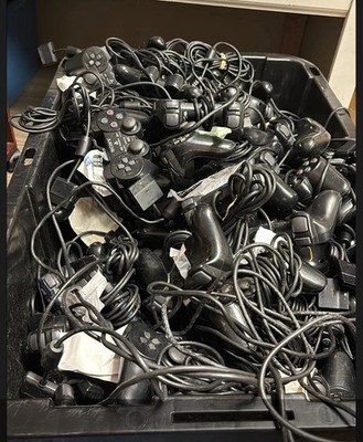  PlayStation Dualshock 2 10 PACK OF UNTESTED PS2 CONTROLERS