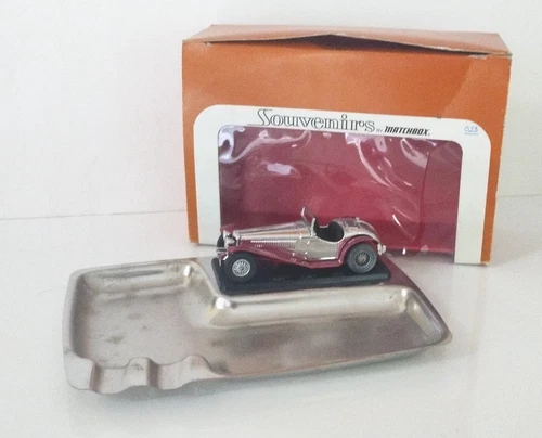 Lesney Matchbox Souvenir 1934 RILEY MPH Red/Chrome ASHTRAY