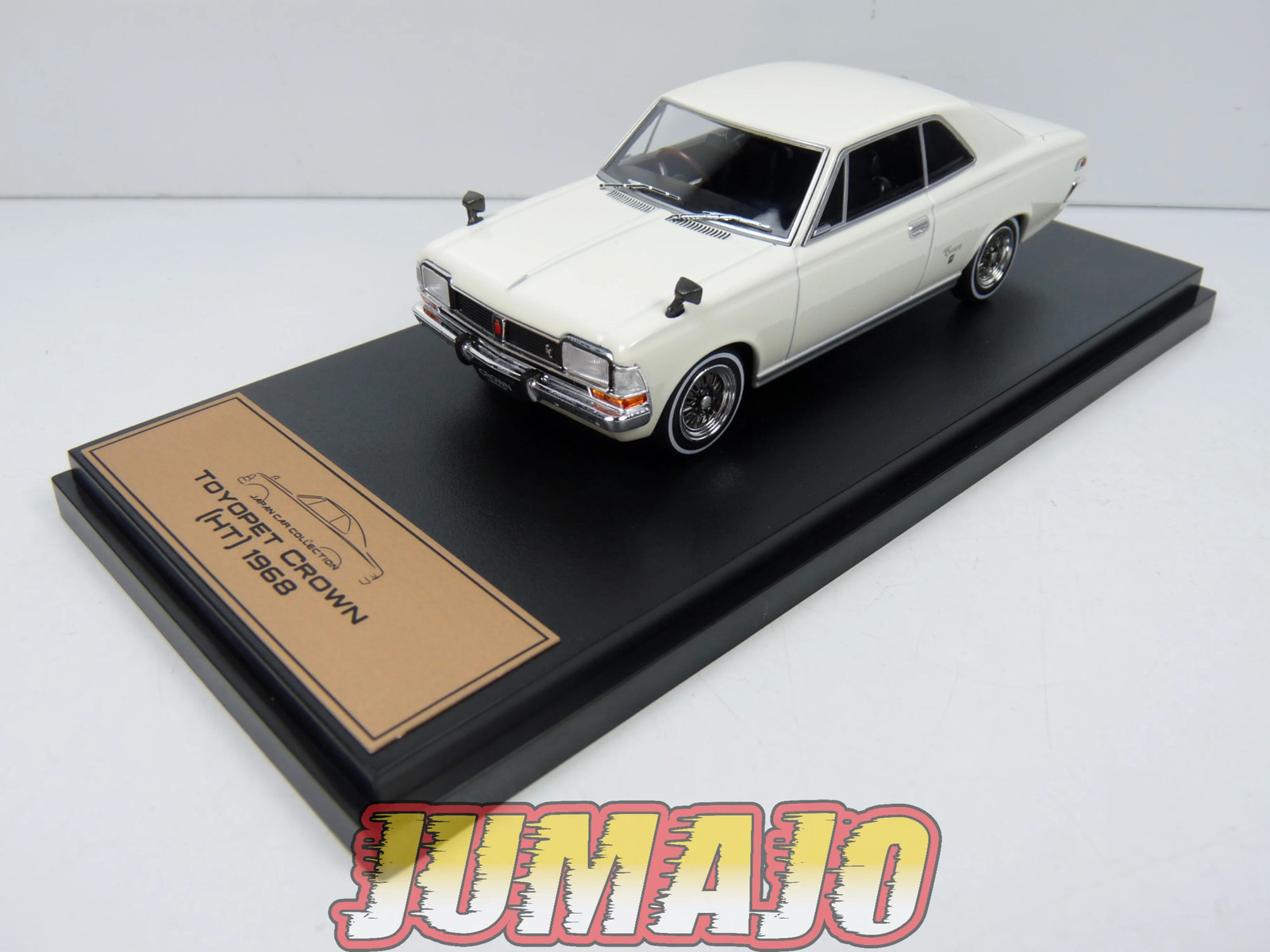 Voiture de Collection TOYOPET Crown 1968 Blanche Hachette Japon 1/43