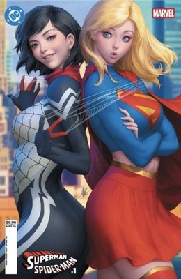 DC Marvel Superman Spider-Man #1 CVR M Stanley Artgerm Lau VARIANT 2026
