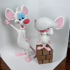 Animaniacs Pinky & the Brain 3D Printed Figures 90s Cartoon Nostalgia Fan Art
