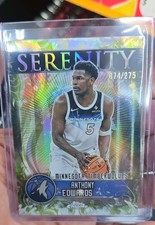 2025-26 Topps Chrome - Serenity Anthony Edwards #SY-4 Yellow Refractor /275