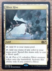 Sliver Hive 247/269 Magic 2015 (M15) Rare Land