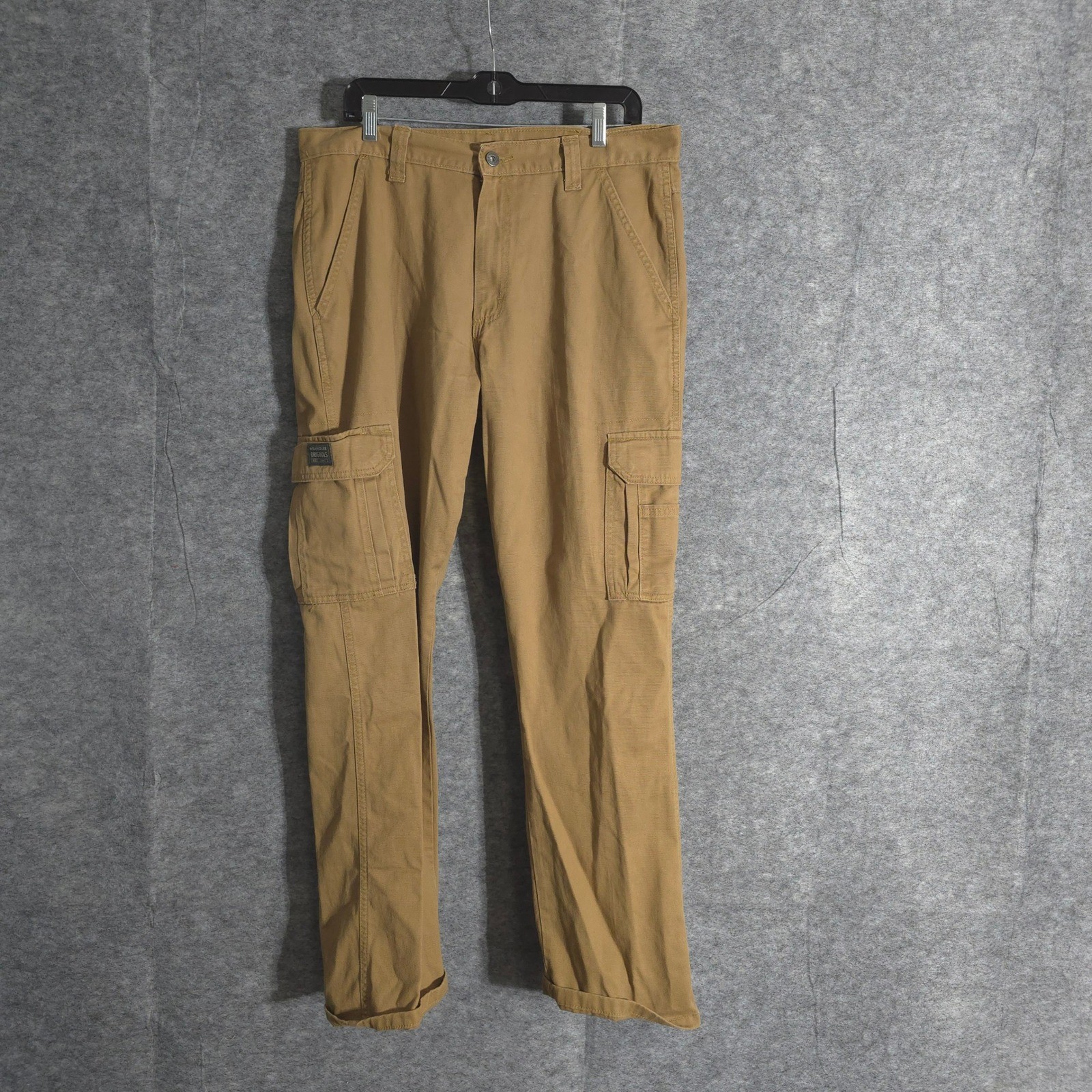 Wrangler Originals Men's Cargo Pants Beige Cotton Casual Uti