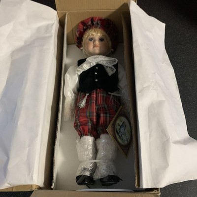  Alberon vintage Porcelain collectible Doll , Scottish boy Geordie  A422 