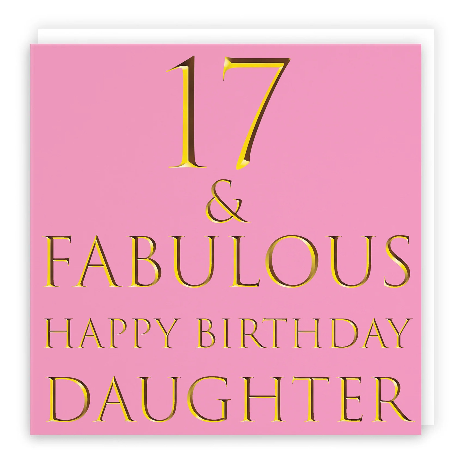 17th Daughter Birthday Card Still Totally Fabulous