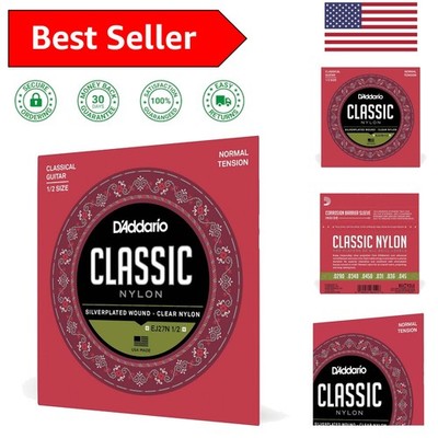 D'Addario EJ27N Classical Guitar Strings - Student Pack for 1/2 Size Instruments