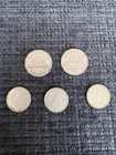 Canadian Dime (1953, 1960 & 1965-80% Silver), Nickel (1962x2) Queen Elizabeth II