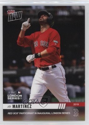 2019 Topps Now London Series JD Martinez #LS-4 0x8e