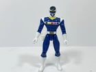 Vintage Power Rangers In Space Action Figure 5.5" Blue Ranger 1997 Bandai
