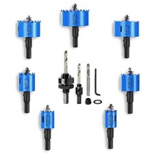 HYCHIKA Seghe a Tazza Bi-Metallica 125mm, Fresa A Tazza per Legno, Iron All 5sXS