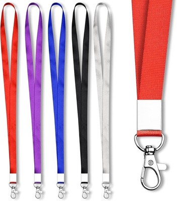 Mcyye 5 PCS Badge Lanyards with Clip for Keys & ID Badges, Premium Lanyard Strap