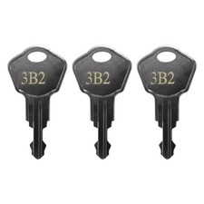 Llaves de repuesto Sentry Safe modelo 1100 códigos 3B2 para 3B2, plateadas