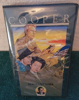 ''Sergeant York'' (1941) Gary Cooper - Walter Brennan - VHS