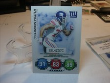 2010 Topps Attax Code Cards  #43 - Osi Umenyiora - New York Giants  10-424
