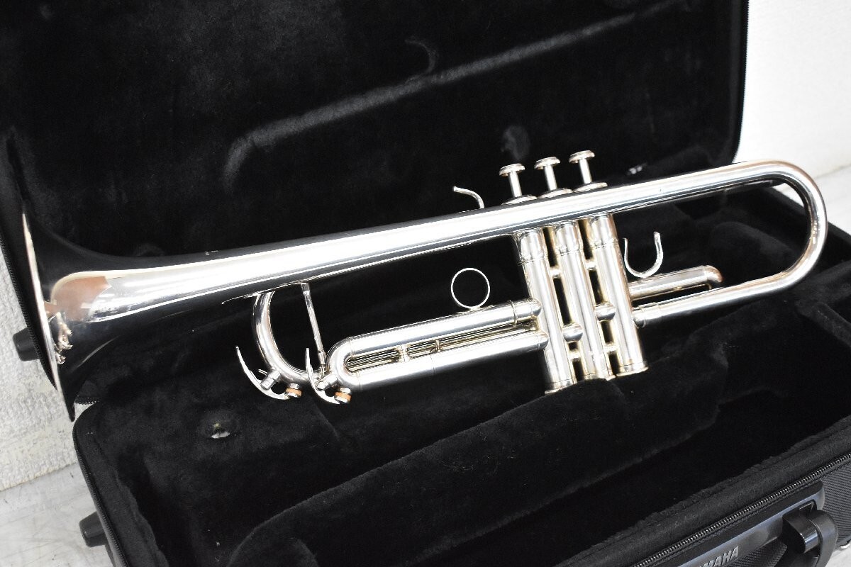 YAMAHA YTR-4335GS silver Trumpet Musical Instruments with hard