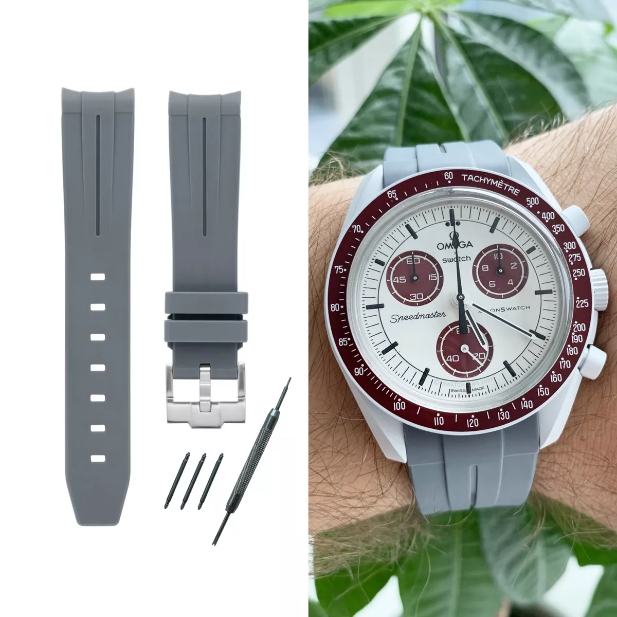 Bracelet caoutchouc omega cheap