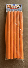 10 Orange 10" Hairart Super Rollers Spiral Foam Soft Flexible Hair Rollers Perm