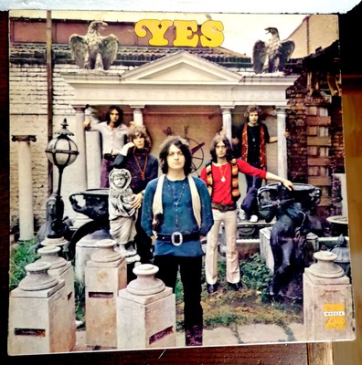 YES 12'' GLEICHNAMIG LP SAME + TEXTEINLAGE ATLANTIC ITALY JAHR 1976