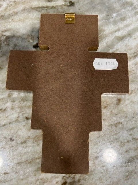 San Damiano Crucifix Cross Made In Italy 9.5" New In Package - Foto 6