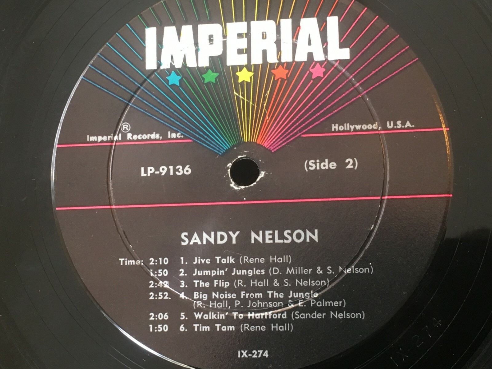 SANDY NELSON - ..." He's A Drummer Boy" ~ IMPERIAL 9136 {nm dg orig} - NICE