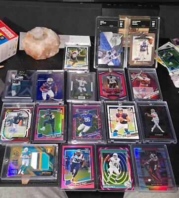 Nfl Rpa Cards Lot Of 17 NFL Trading Cards (Slabs, Autos, RPA, Patches, Rookies) | eBay