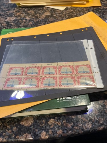 USA Stamps c11 from 1928 plate block mint never hinged