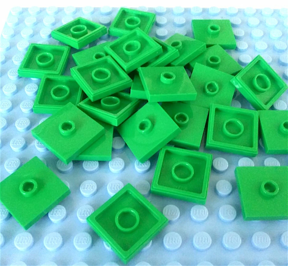 Lego 2x2 Azulejos Placas con Perno Central Jumper y Ranura Inferior Tú eliges NUEVO X20 Foto 2 de 2