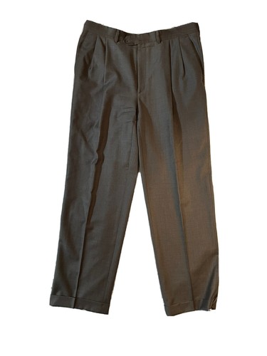 Santorelli Dress Pants Men 35 Charcoal 