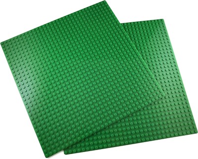 2 Green Building Block Base Plates