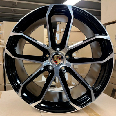 22'' STAGGERED WHEELS FOR PORSCHE PANAMERA 4S GTS 4 TURBO 22x10 22x11.5 5X130 SET