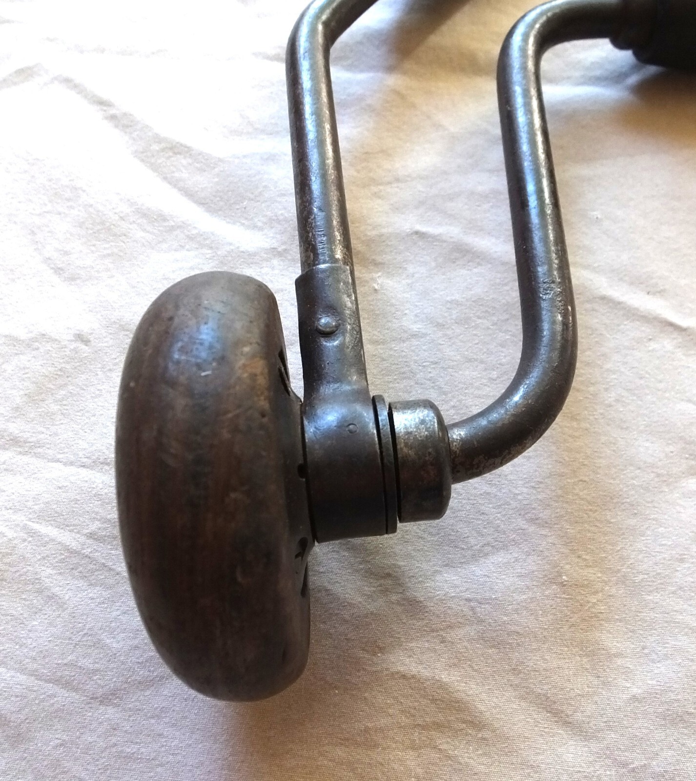 Vintage used MILLERS FALLS HAND AUGER CORNER BIT BRACE DRILL