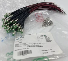 40 Leecraft VCC L58D-G12-W LED Panel Mount Indicator Light GREEN NEW IN BAG